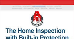 Desktop Screenshot of homeinspectionfranchise.net